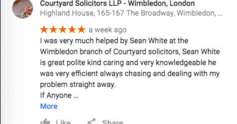 Courtyard Solicitors Reviews