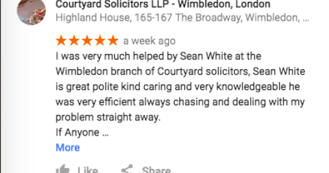 Courtyard Solicitors Reviews